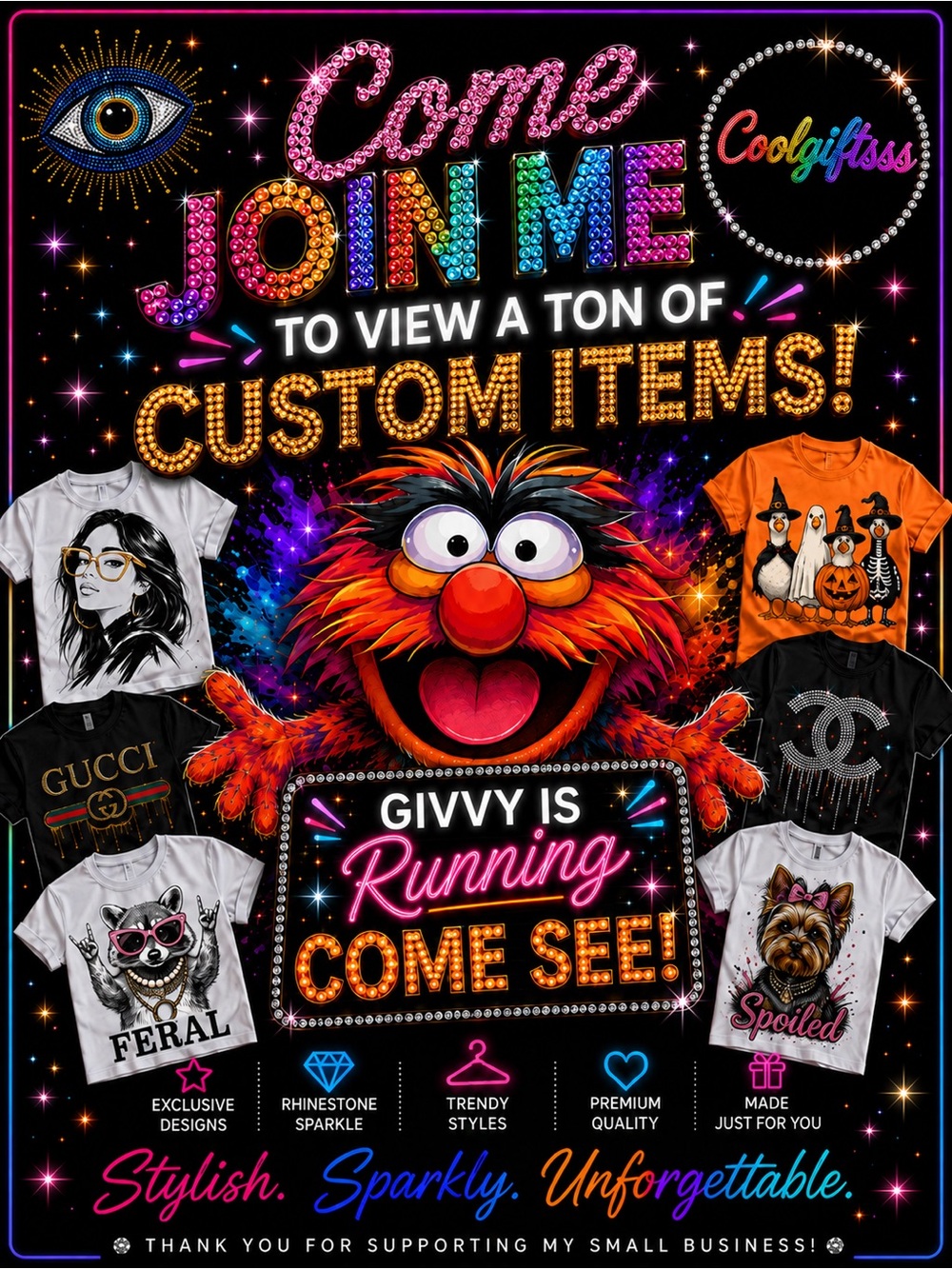 Givvy is running. Come see the amazing items that i have. You could be a winner